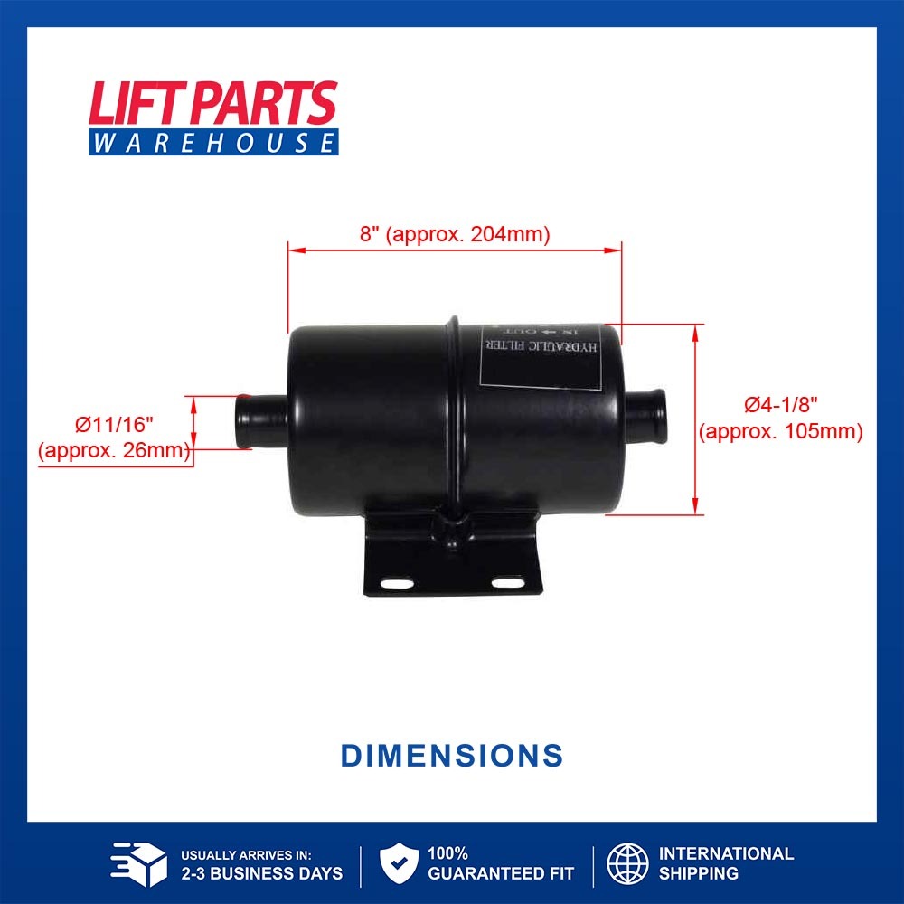 HYDRAULIC FILTER FOR HYSTER : 1337159