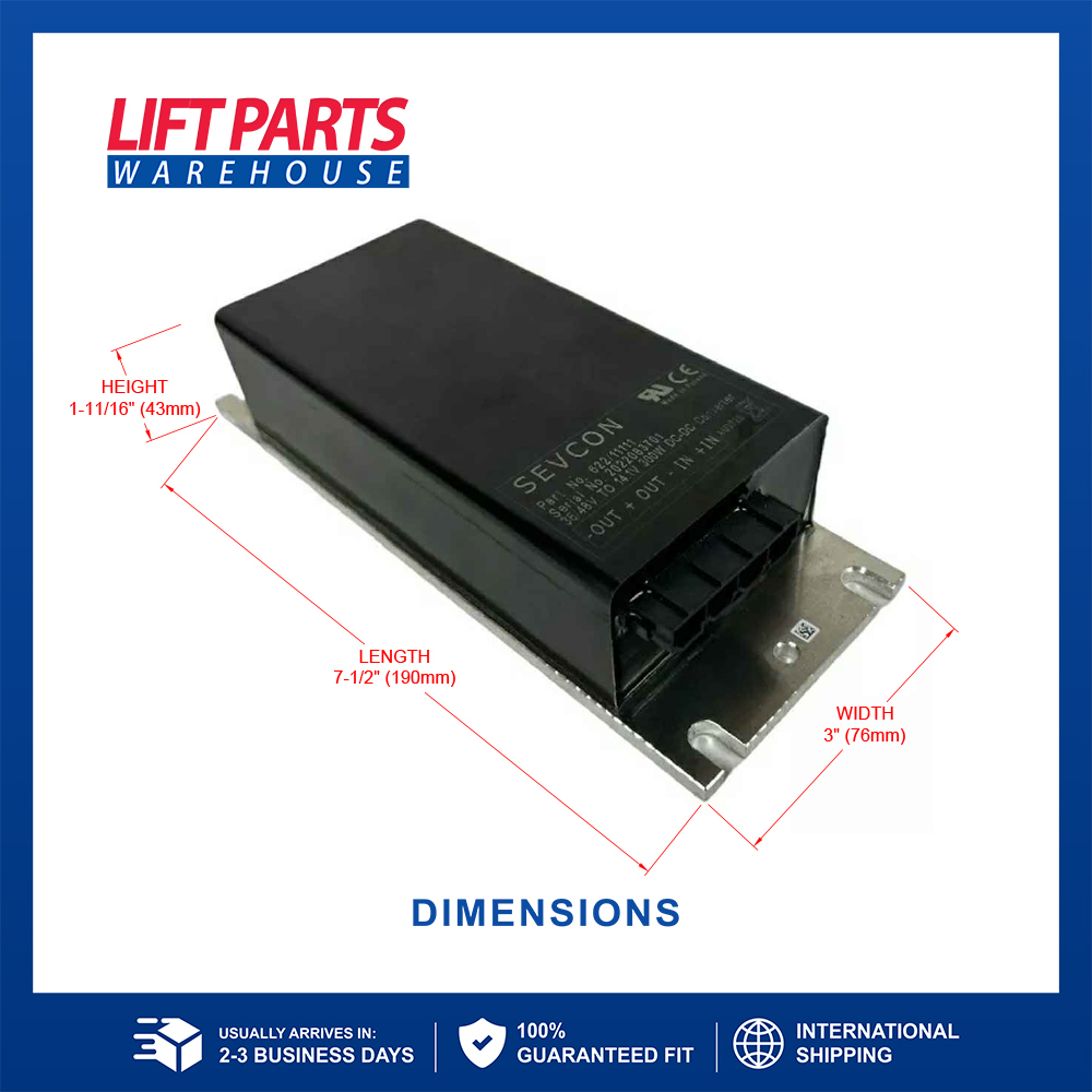 62211111 Sevcon 36/48V 14.1V 300W DC/DC Converter | Same-day