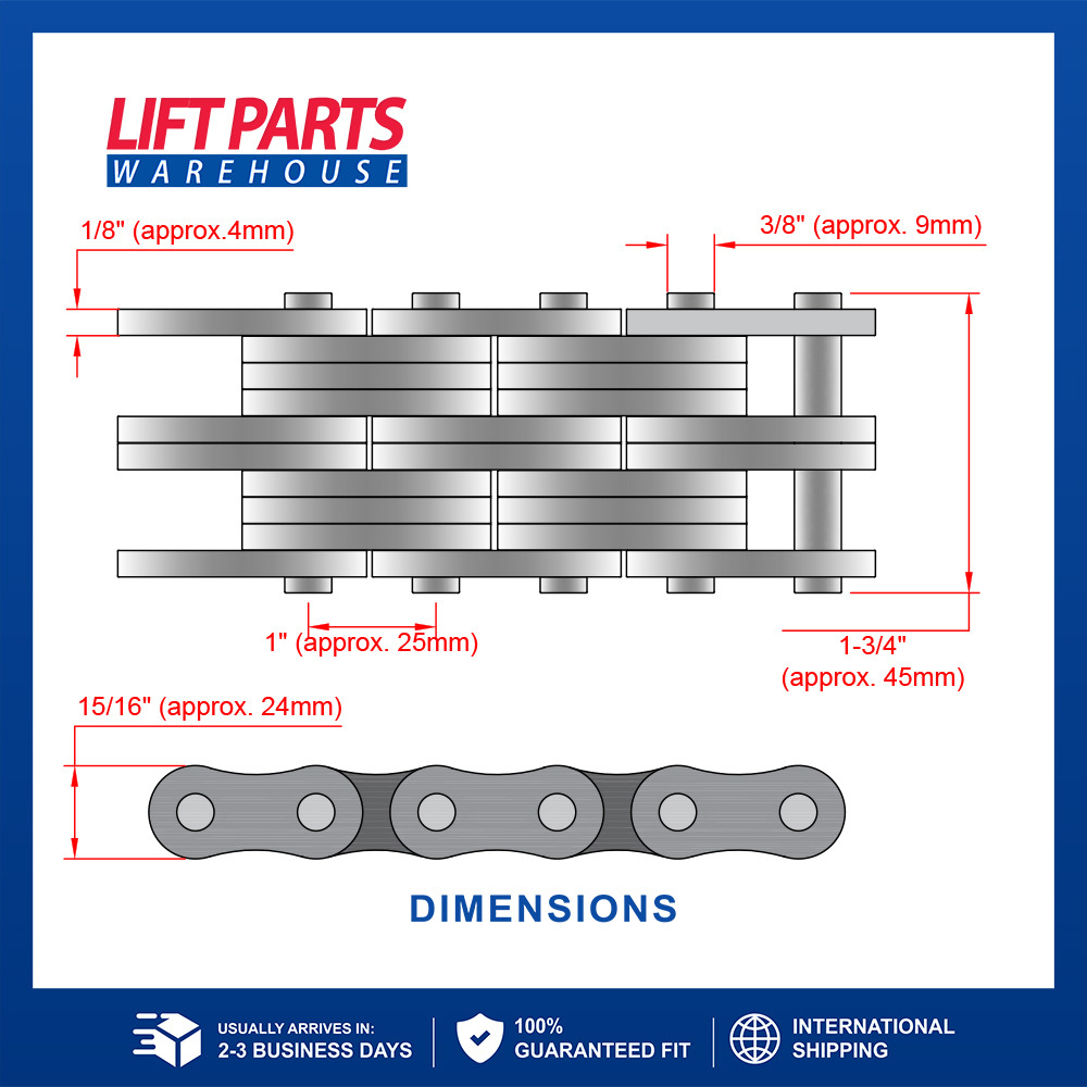 BL846 : Forklift MAST LEAF CHAIN