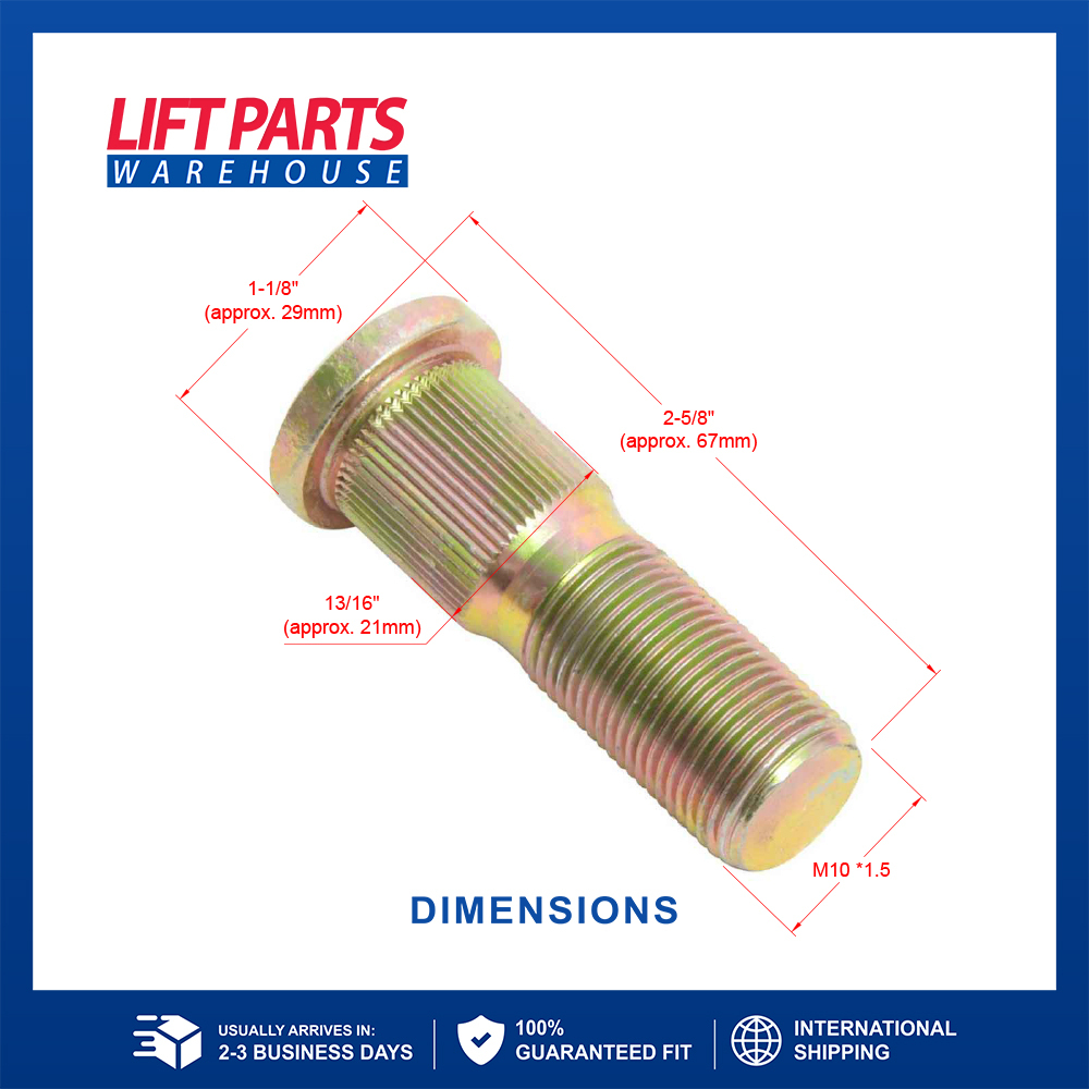 Golden  ベルト 金属製ウエスタンバケツ 64343-71101 : Stud - Wheel For Caterpillar - Same Day