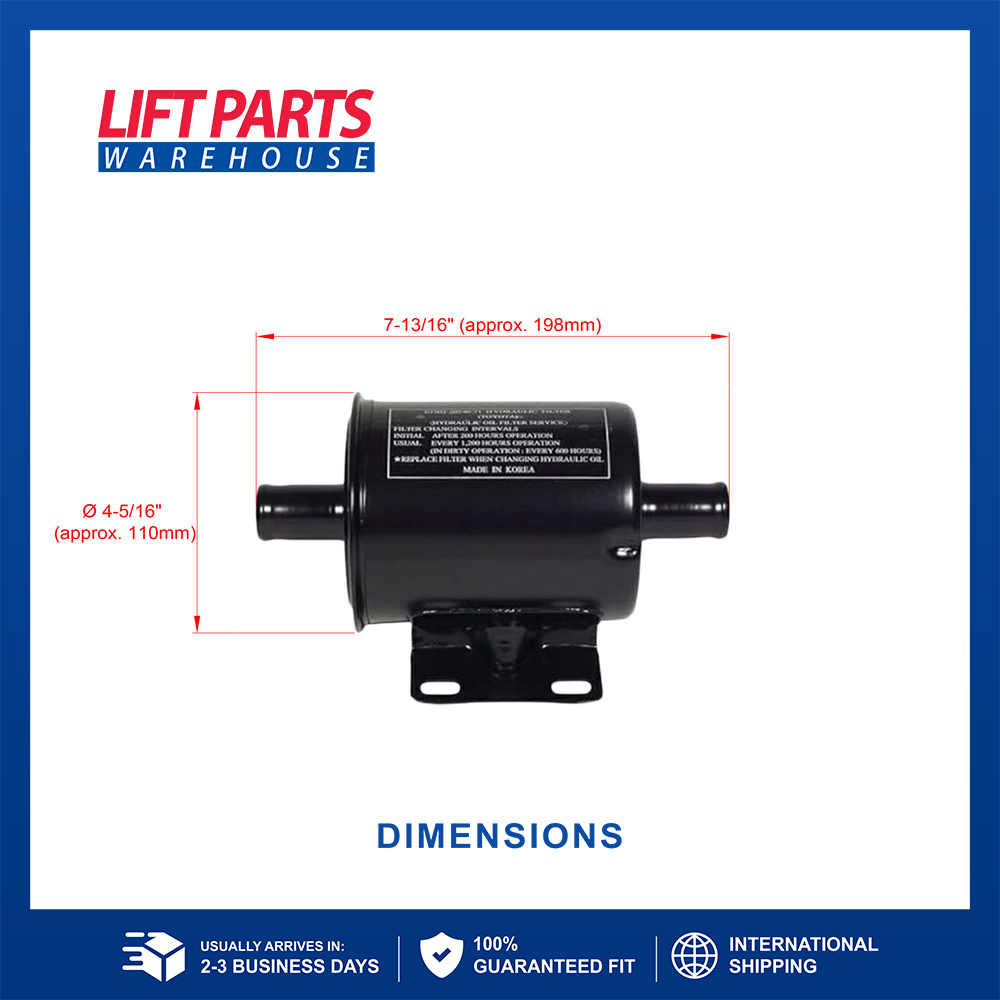 Hydraulic Filter For Toyota : 67502-20540-71 - Same Day Shipping