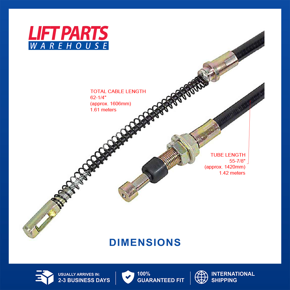 3EB-30-31330 : Emergency Brake Cable For Komatsu & Allis-chalmers