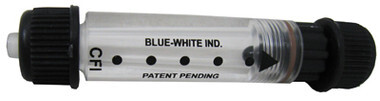 BLUE WHITE | CHEMFEED INDICATOR 3/8" OD | F1-100-6-25