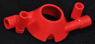 AQUA PRODUCTS | IMPELLER HOUSING (Red) - Just the housing - Tap onto the suport shafts on Pump Motor | 6028