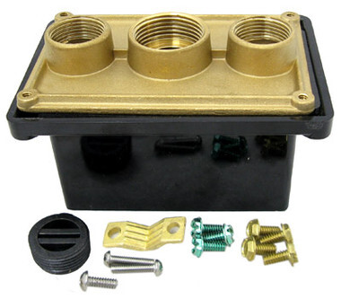 PENTAIR | COMPLETE JUNCTION BOX  (1) 1” PORT, (2) 3/4” PORTS | 78310700
