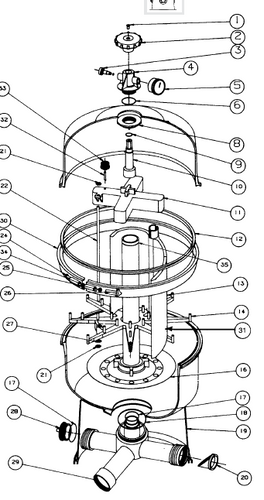 PENTAIR | GRID ASSEMBLY, ST35 | 191953