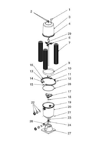 WATERCO | CARTRIDGE ELEMENT - TC 400 (3 REQ) | 622820