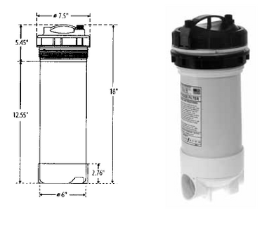 WATERWAY  | TOP LOAD FILTERS WITH BYPASS VALVE & BROMINATOR |  500-5050