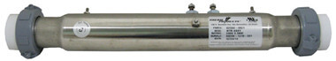 CAL SPA | 15 3/4", 5.5 KW, 240V  1 1/2" SLIP TAIL PIECES | 48-3300-10-021H