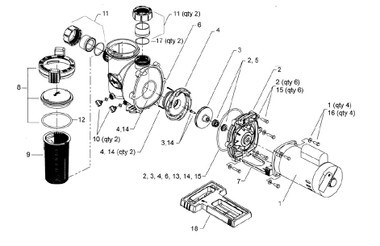 JANDY | BACKPLATE HARDWARE | R0480500