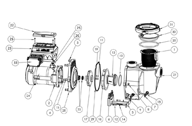 PENTAIR | VFD MOTOR 3.2KW PMSM | 350105S