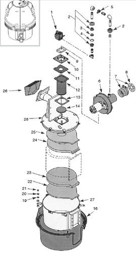 STA RITE | UPPER LEFT enclosure kit, ng 333 | 77707-3333n