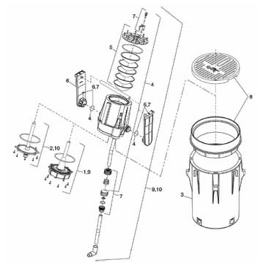 JANDY | MOUNTING BRACKETS AND HARDWARE,LAMINAR JET | R0489500