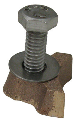 AMCRETE | WEDGE, BRASS W/BOLT, AMCRETE | 1WA
