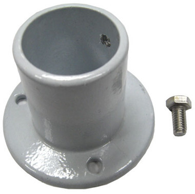 PERMA-CAST | ALUMINUM DECK FLANGE FOR ABOVE GROUND 1.5” DIAMETER RAIL | PF-2115-L