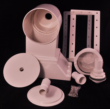 WATERWAY | COMPLETE FLO PRO II WID EMOUTH LONG THROAT, DLX, WHITE | 560-D3C60L