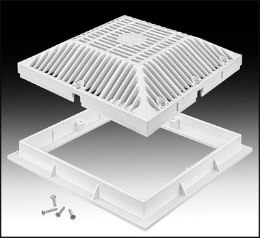 Waterway Square Frame and Grate