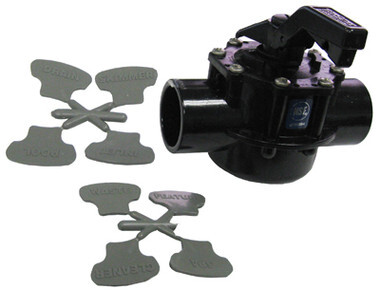 WATERWAY | 2 WAY 1 1/2” SLIP X 2” SPG | 600-7070-CPVC