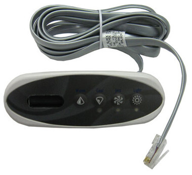 BALBOA | MINI OVAL SPASIDE SEPARATE HEAT UP/DOWN BUTTONS STANDBY MODE | 53238