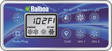 BALBOA | DELUXE M SERIES, 2 PUMP | PN54108