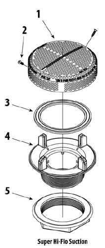 WATERWAY | 2-1/2" SUPER HI-FLO WALL FITTING | 215-3610