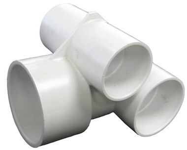 WATERWAY | TEE BODY ONLY 1 1/2" SLIP AIR X 2" SLIP WATER | 211-3060