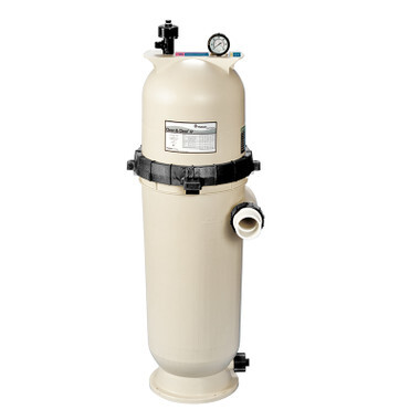 Pentair EC-160353 Clean & Clear RP fiberglass reinforced polypropylene tank 200 square feet 150 GPM Cartridge pool filter