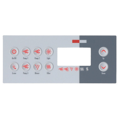0201-007153, TSC-8 rectangle keypad