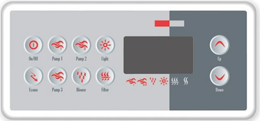 Gecko 0201-007153 TSC-8 Rectangle Keypad