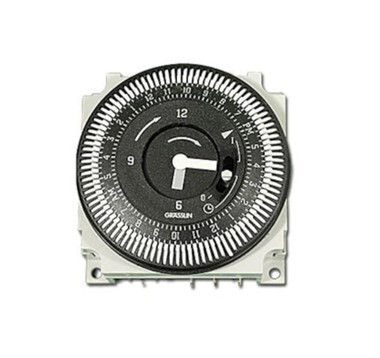 34-0057 | Grasslin | Time Clock, 24HR, 115V, 60Hz w/ Manual Override