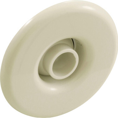 10-3955BON | HydroAir/Balboa | Escutcheon, BWG/HAI Slimline, Smth, w/Dir Eyeball, Bone