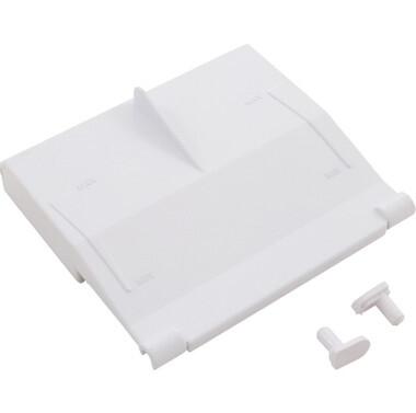 25248-920-000 | Custom Molded Products | Front Access Skimmer Weir Door, White