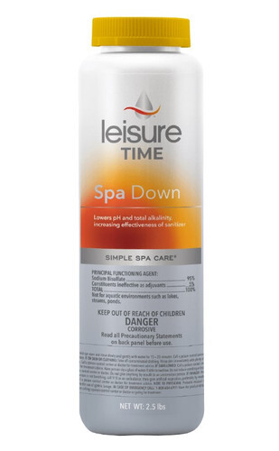 22338A | Leisure Time | Sanitizer, Spa Down, Balancer, Granular, 2.5lb Container