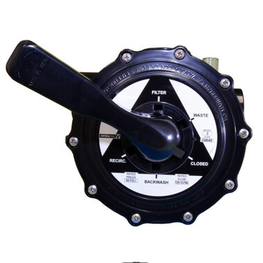 09848 | Astral Products/Fluidra | Multiport Valve, Astral 2" Side Mount Valve Model 09848
