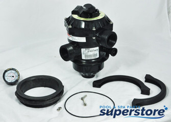 Pentair 262504 1-1/2" multiport valve with buttress thread tagelus pool and spa sand filter