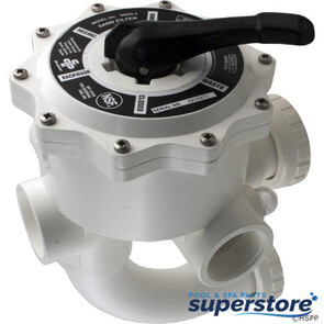 Praher Canada Ltd | Multiport Valve, Praher SM2-SR3U, 2", w/StaRite Plumbing,Wht | SM2-SR3U | 18201-0300