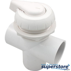 Balboa Water Group/ITT | Diverter Valve, Hydro-Air/BWG Hydroflow, 2", 3 Way, White | 11-4000-WH | 767316