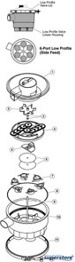 A&A Manufacturing | Speed Nozzle, A&A 6 Port Low Profile Valve | 524605