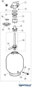 Carvin/Jacuzzi  | Lateral, Jacuzzi Laser 190L/225L, qty 8, After 2003 | 85531203R8