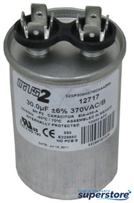 38230 Essex Group 5VR0303 Run Capacitor 30 MFD 370v 1-3/4"x2-7/8"