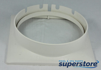 Waterway 519-9510 renegade square plastic skimmer collar white