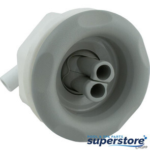 Waterway Plastics | Storm Jet, Twin Roto 3/8"Bx3/4"B, Gray | 210-7667