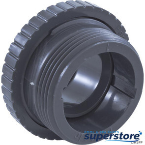Pentair Pool Products | Inlet Fitting, Pentair, 1-1/2"mpt, 1" Orifice, Dk Gray | 540030 | 788379609467
