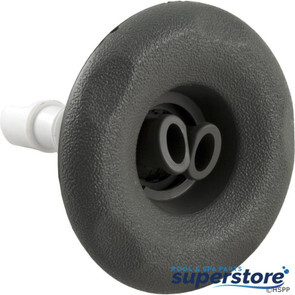 Waterway Plastics | Jet Assy,Mini Storm,Twin Roto,Lrg 5 Scallop,Gray | 212-7847