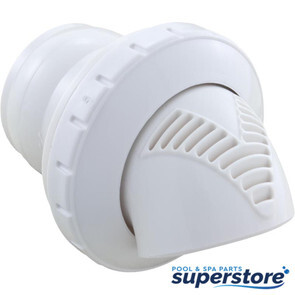 VRFSASWH Infusion Pool Products Inlet Fitting Venturi 1-1/2" Self-Aligning Slip White