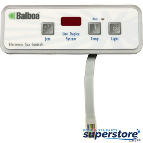 Balboa Water Group | Topside, BWG Lite Duplex Digital, P1,Lt, LED | 54105 | BAL54105 | 307007 | 52118