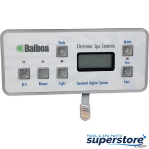 Balboa Water Group | Topside, BWG Standard Digital, P1,Bl,Lt | 54157