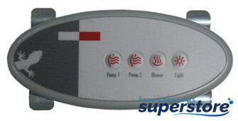 Gecko Alliance | Overlay, Gecko TSC-3, 4 Button, P1, P2, Bl, Lt | 9916 ...