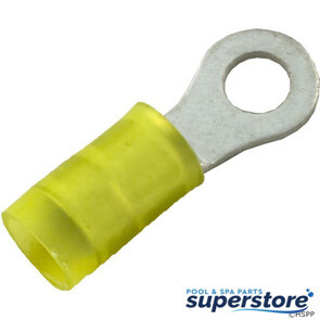 Generic | Ring Terminal, 12-10 AWG, #10 Stud, Yellow, qty 25 | 60-555-1723 | PN10-10R-D | 1206-25