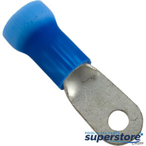Generic | Ring Terminal, 6 AWG, #10 Stud, Blue, qty 25 | 60-555-1729 | PV6-10RX-T | 1606
